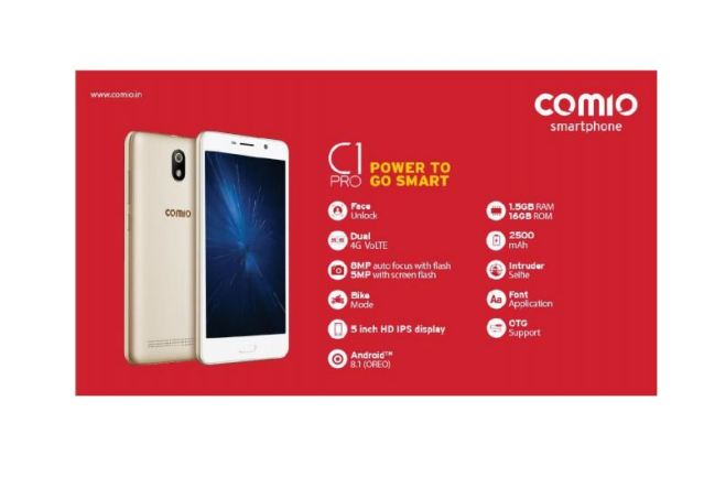 COMIO C1 Pro- Specification Sheet